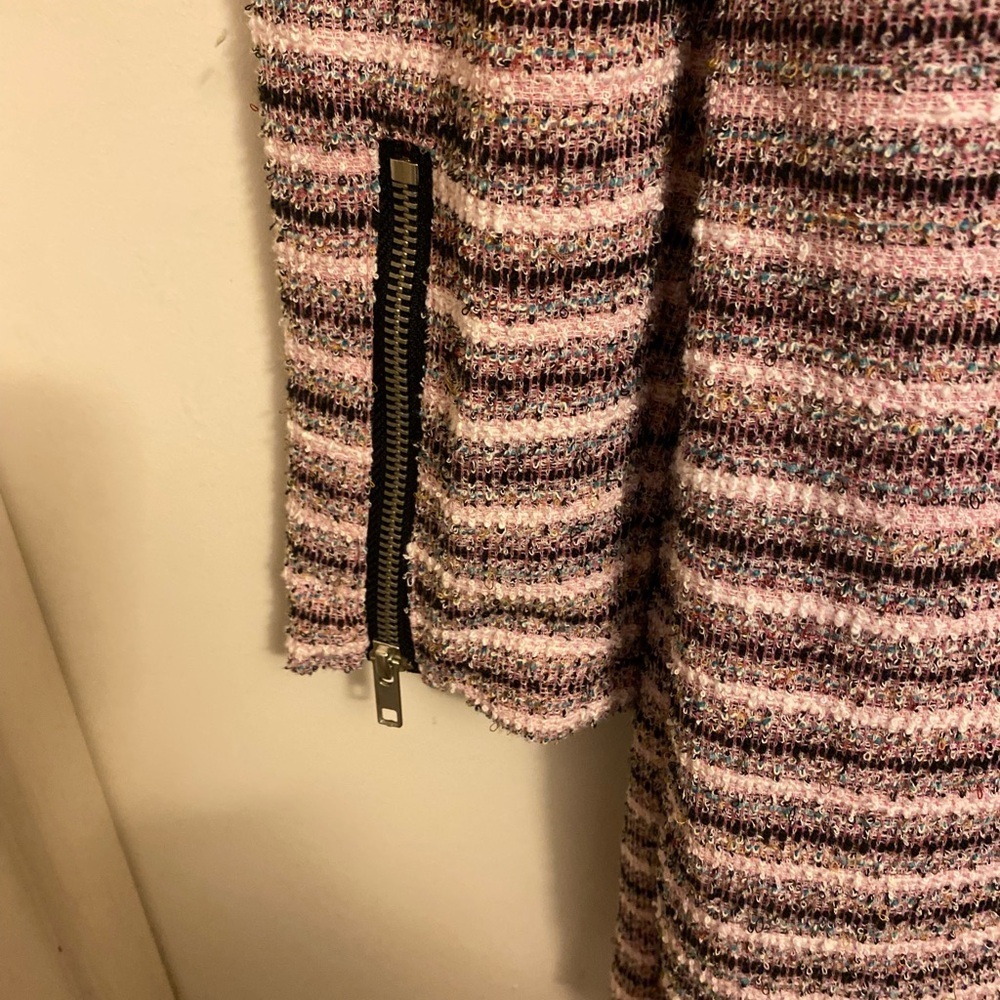 Bebe Black and Pink Long Sleeve Jacket - Picture 3 of 7